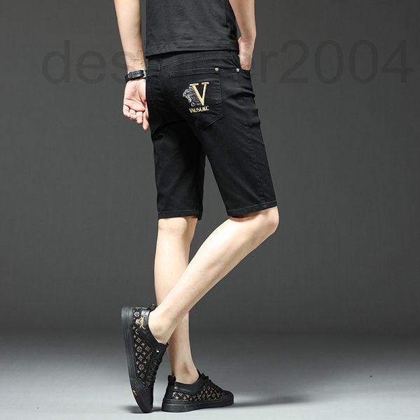 men's jeans designer 2022 new summer thin black denim shorts men's fashion medusa embroidered high-end european middle pants 4fqq, Blue
men's jeans designer 2022 new summer thin black denim shorts men's fashion medusa embroidered high-end european middle pants 4fqq, Blue