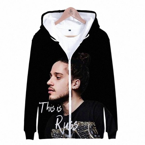 men's hoodies & sweatshirts russ 3d printed zipper women/men fashion long sleeve hooded sweatshirt streetwear clothes q0fi#, Black
men's hoodies & sweatshirts russ 3d printed zipper women/men fashion long sleeve hooded sweatshirt streetwear clothes q0fi#, Black