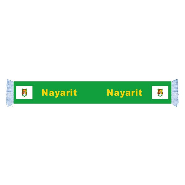 nayarit flag factory supply good price polyester satin scarf country nation football games fans scarf also can be customized
nayarit flag factory supply good price polyester satin scarf country nation football games fans scarf also can be customized