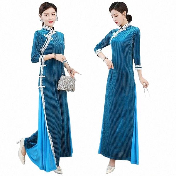 ethnic clothing vintage chinese qipao cheongsam dress for women 2021 modified stand collar slim long dresses elegant hanfu party l2mu#, Red
ethnic clothing vintage chinese qipao cheongsam dress for women 2021 modified stand collar slim long dresses elegant hanfu party l2mu#, Red