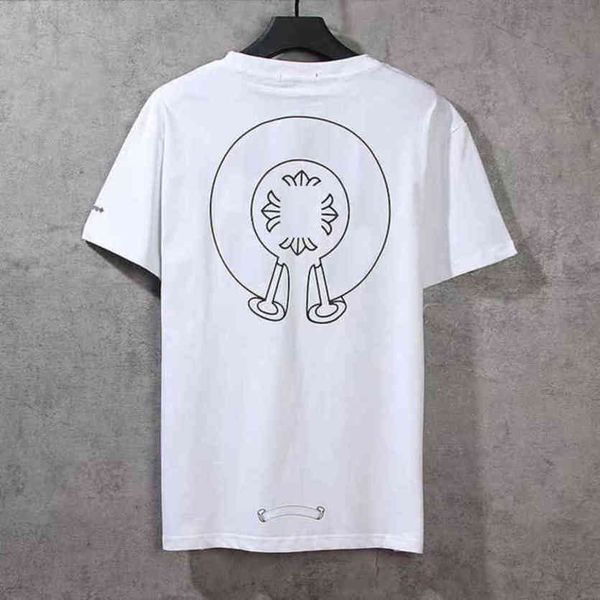 men's summer ch t shirts brand man t-shirt luxury women cross sanskrit tees letter designer tshirts classic boy loose round neck shirt, White;black
men's summer ch t shirts brand man t-shirt luxury women cross sanskrit tees letter designer tshirts classic boy loose round neck shirt, White;black