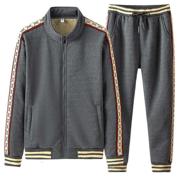 casual autumn winter 2-piece mens set light luxury stand collar style striped cardigan fashion jogging tracksuits clothes sports, Gray
casual autumn winter 2-piece mens set light luxury stand collar style striped cardigan fashion jogging tracksuits clothes sports, Gray