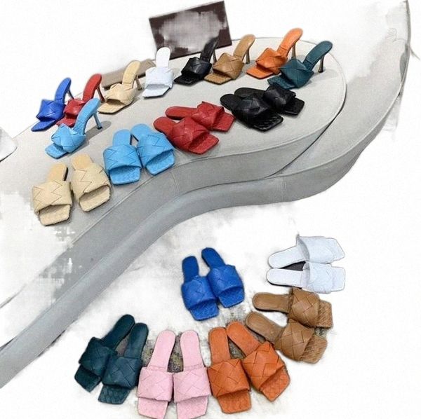 2022 fashion women's high heels lido slipper sandals summer slippers woven leather sandals party, Black
2022 fashion women's high heels lido slipper sandals summer slippers woven leather sandals party, Black