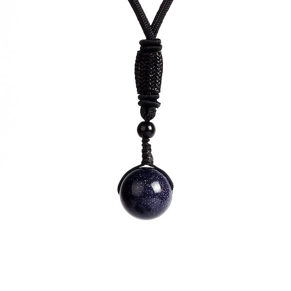 natural royal blue sand bead pendant necklaces woman transfer good luck amulet rope chain handmade jewelry gift, Silver
natural royal blue sand bead pendant necklaces woman transfer good luck amulet rope chain handmade jewelry gift, Silver