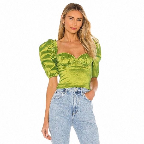 women's t-shirt 2021 spring female half sleeve square collar fake silk elasticity v9tm#, White
women's t-shirt 2021 spring female half sleeve square collar fake silk elasticity v9tm#, White