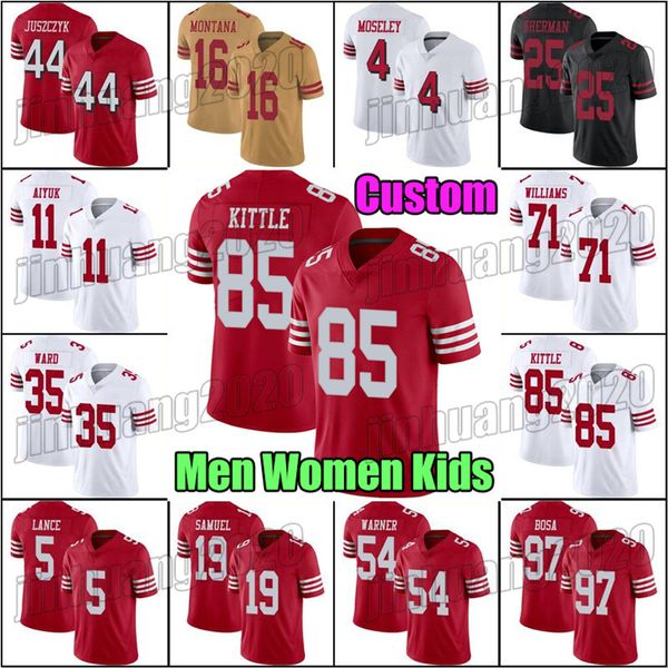 5 trey lance george kittle football jersey christian mccaffrey deebo samuel san francisco 49ers jimmy garoppolo brandon aiyuk fred warner je, Black;red
5 trey lance george kittle football jersey christian mccaffrey deebo samuel san francisco 49ers jimmy garoppolo brandon aiyuk fred warner je, Black;red