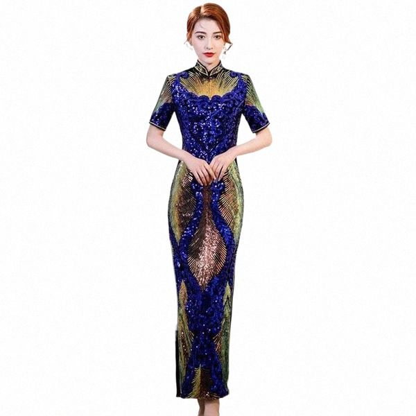 ethnic clothing blue mandarin collar velour qipao sequins floral chinese bride wedding party dress gown lady cheongsam high split vesti g4wt, Red
ethnic clothing blue mandarin collar velour qipao sequins floral chinese bride wedding party dress gown lady cheongsam high split vesti g4wt, Red