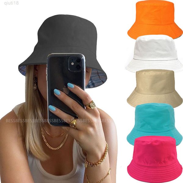 double-sided wearing bucket hat women outdoor sunscreen cotton summer foldable cap men basin chapeau sun prevent hats y220818, Blue;gray
double-sided wearing bucket hat women outdoor sunscreen cotton summer foldable cap men basin chapeau sun prevent hats y220818, Blue;gray