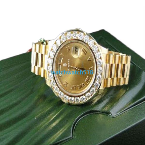 tf factory mens watch amazing mens day-date 2 ii 18k 41mm presidant yellow gold big diamond stainless steel automatic mechanical waterproof, Slivery;brown
tf factory mens watch amazing mens day-date 2 ii 18k 41mm presidant yellow gold big diamond stainless steel automatic mechanical waterproof, Slivery;brown