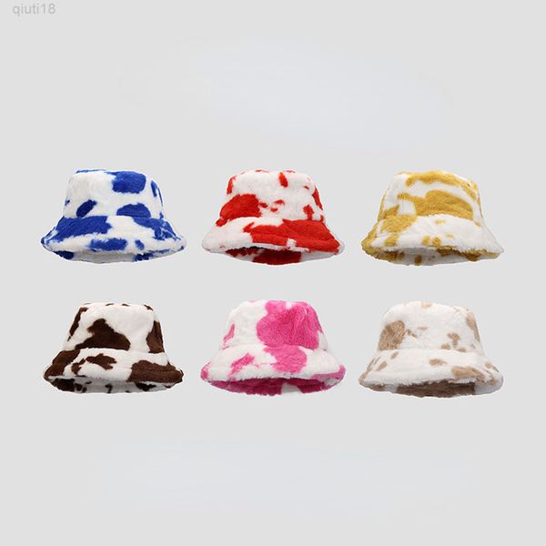 new winter cow print plush bucket hats for women tourism outdoor warm hat soft velvet fisherman cap lady fashion present hat y220818, Blue;gray
new winter cow print plush bucket hats for women tourism outdoor warm hat soft velvet fisherman cap lady fashion present hat y220818, Blue;gray