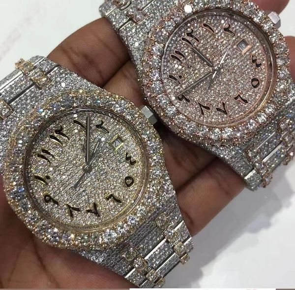 mens luxury watches automatic moissanite iced watch for men movement womens watch men's montre homme diamond watchs wristwatches montre, Slivery;brown
mens luxury watches automatic moissanite iced watch for men movement womens watch men's montre homme diamond watchs wristwatches montre, Slivery;brown