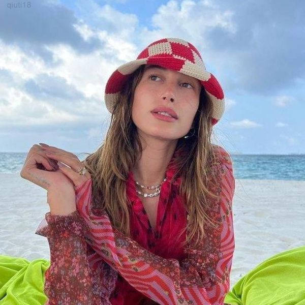 ball caps fashion japanese korea plaid crochet bucket hats spring cotton thread soft fisherman summer sun women designer bob cap y220818, Blue;gray
ball caps fashion japanese korea plaid crochet bucket hats spring cotton thread soft fisherman summer sun women designer bob cap y220818, Blue;gray