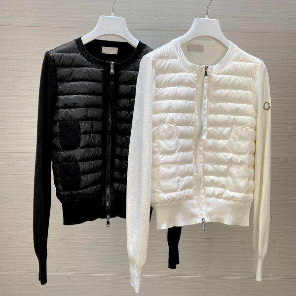 designer maya mens down jackets knitted stitching womens coat down parkas autumn winter outerwear coats, Black
designer maya mens down jackets knitted stitching womens coat down parkas autumn winter outerwear coats, Black