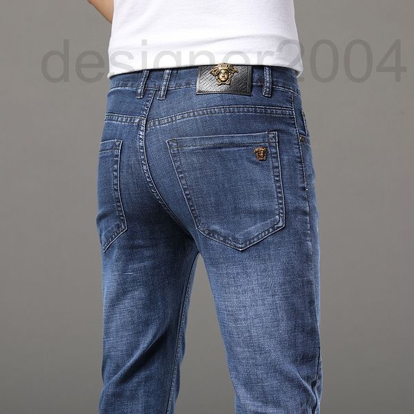 men's jeans designer 2022 men's spring and summer blue jeans slim fit small feet korean pants medusa label 2vei
men's jeans designer 2022 men's spring and summer blue jeans slim fit small feet korean pants medusa label 2vei