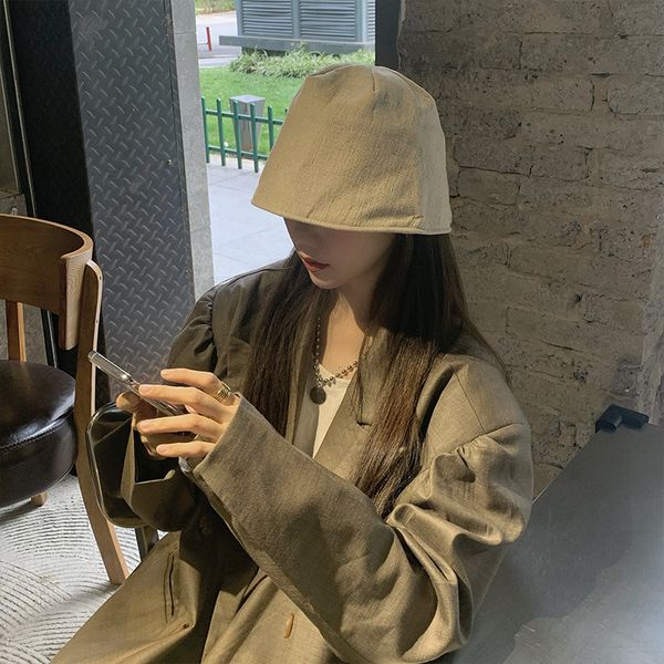 spring and summer hat women bucket hat korean retro fisherman hat cotton and linen breathable japanese sun visor panama y220818, Blue;gray
spring and summer hat women bucket hat korean retro fisherman hat cotton and linen breathable japanese sun visor panama y220818, Blue;gray
