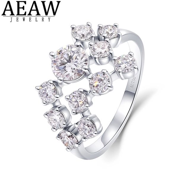 1.5ctw 5mm round excellent de color engagement ring solid real 18k white gold for women test positive 220818, Slivery;golden 
1.5ctw 5mm round excellent de color engagement ring solid real 18k white gold for women test positive 220818, Slivery;golden