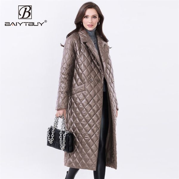 baiytbuy spring cotton quilted long puffer jacket for women winter jacket autumn clothes woman down coat 72681 220819, Black;brown
baiytbuy spring cotton quilted long puffer jacket for women winter jacket autumn clothes woman down coat 72681 220819, Black;brown