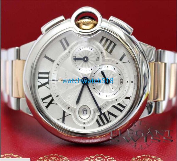 zz factory produced luxury wristwatch 2022 new 44mm 2-tone pink gold steel chrono w6920075 with original box mens automatic mechanical watch, Slivery;brown
zz factory produced luxury wristwatch 2022 new 44mm 2-tone pink gold steel chrono w6920075 with original box mens automatic mechanical watch, Slivery;brown