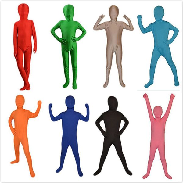 children's catsuit costumes solid color full body tights spandex zentai stage costumes cosplay costume, Black
children's catsuit costumes solid color full body tights spandex zentai stage costumes cosplay costume, Black