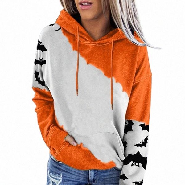women's hoodies & sweatshirts fashion halloween print color matching long-sleeved hooded sweatshirt casual pullover moletom feminino o, Black
women's hoodies & sweatshirts fashion halloween print color matching long-sleeved hooded sweatshirt casual pullover moletom feminino o, Black