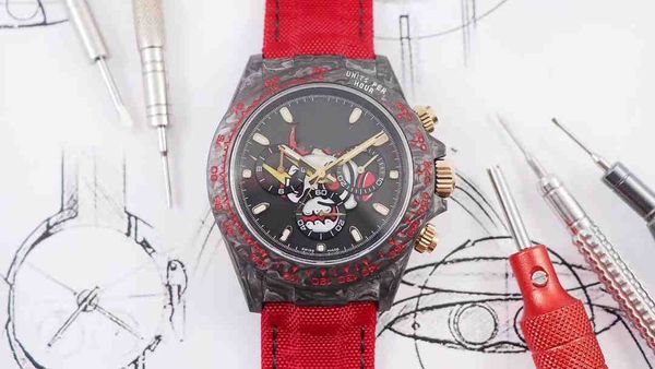 men's watch wwf factory produces canvas watchband 7750 chronograph movement 41mm folding buckle sapphire glass mirror, Slivery;brown
men's watch wwf factory produces canvas watchband 7750 chronograph movement 41mm folding buckle sapphire glass mirror, Slivery;brown