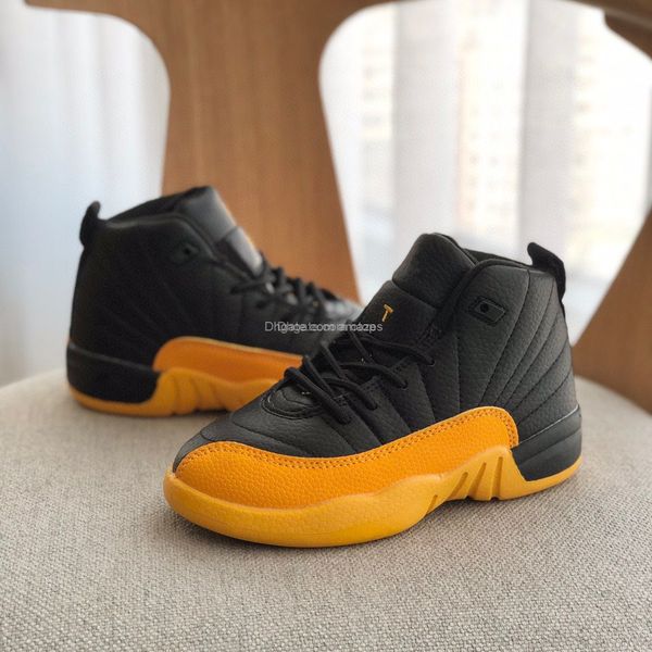 2022 kids 12 xii black university gold 151186-070 basketball shoes 12s children kids girls boys sneaker black yellow sneakers us size 9c-3y
2022 kids 12 xii black university gold 151186-070 basketball shoes 12s children kids girls boys sneaker black yellow sneakers us size 9c-3y