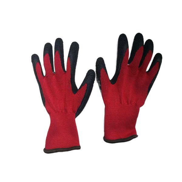 other garden supplies labor insurance gloves 13-pin wrinkle gloves red yarn nylon black latex dipped wear-resistant non-slip spot
other garden supplies labor insurance gloves 13-pin wrinkle gloves red yarn nylon black latex dipped wear-resistant non-slip spot