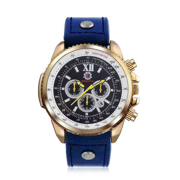 huiya06 men's watch fashion outdoor sports large dial quartz calendar watches fake three-eye, Slivery;brown
huiya06 men's watch fashion outdoor sports large dial quartz calendar watches fake three-eye, Slivery;brown