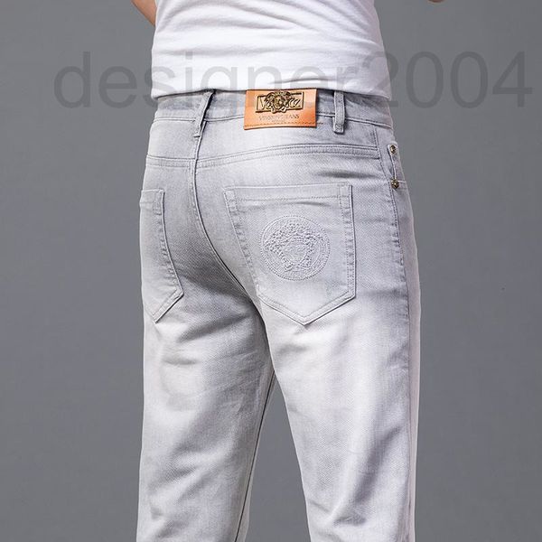 men's jeans designer spring jeans men's korean version small foot slim fit international high-end brand light luxury cotton bullet, Blue
men's jeans designer spring jeans men's korean version small foot slim fit international high-end brand light luxury cotton bullet, Blue