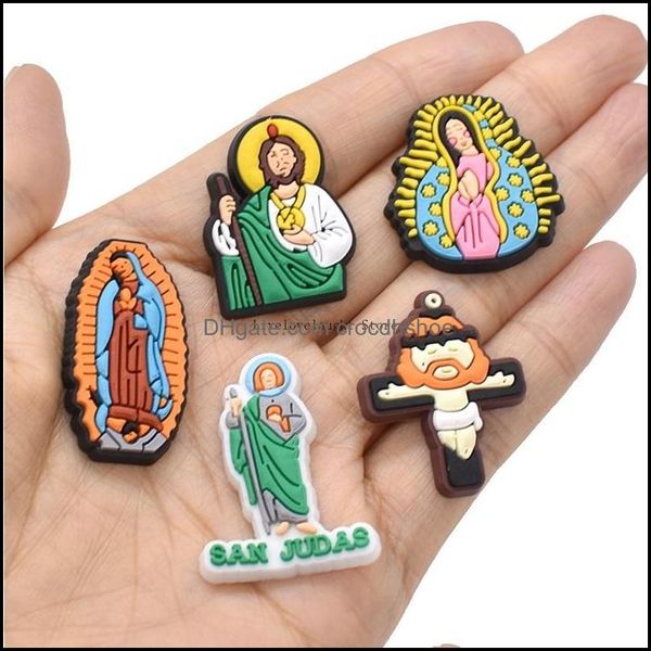 shoe parts accessories wholesale religious jesus jibitz charms buckle clog buttons pins wristband bracelet decoration kids crocdhshoe dhvxp, White;pink
shoe parts accessories wholesale religious jesus jibitz charms buckle clog buttons pins wristband bracelet decoration kids crocdhshoe dhvxp, White;pink