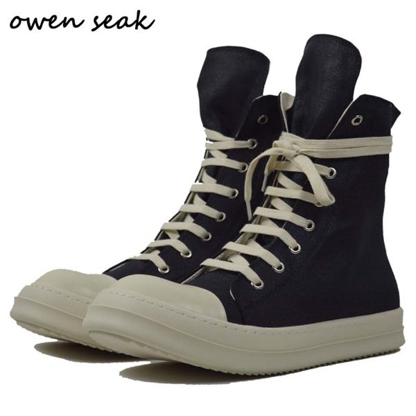 owen seak men casual canvas shoes luxury trainers lace up women sneaker zip high-hip hop autumn streetwear flats black boots 220818
owen seak men casual canvas shoes luxury trainers lace up women sneaker zip high-hip hop autumn streetwear flats black boots 220818
