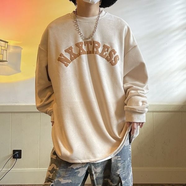 privathinker suede foaming letter mens sweatshirts fashion brand korean man casual autumn pullovers lose male hip hop hoodies, Black;brown
privathinker suede foaming letter mens sweatshirts fashion brand korean man casual autumn pullovers lose male hip hop hoodies, Black;brown