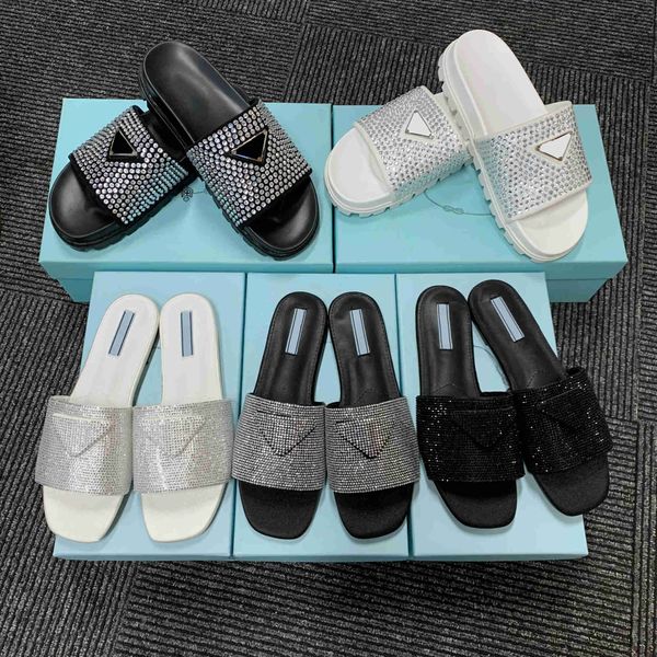 new style satin sandals with crystals with women muller slippers flat diamond sandal rubber sole casual fashion party woman sizes 35-42, Black
new style satin sandals with crystals with women muller slippers flat diamond sandal rubber sole casual fashion party woman sizes 35-42, Black
