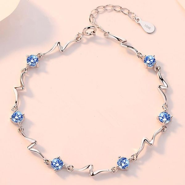 delicate 925 silver plated zirconia strands bracelets lightning chain women bracelet female engagement valentines jewelry, Black
delicate 925 silver plated zirconia strands bracelets lightning chain women bracelet female engagement valentines jewelry, Black