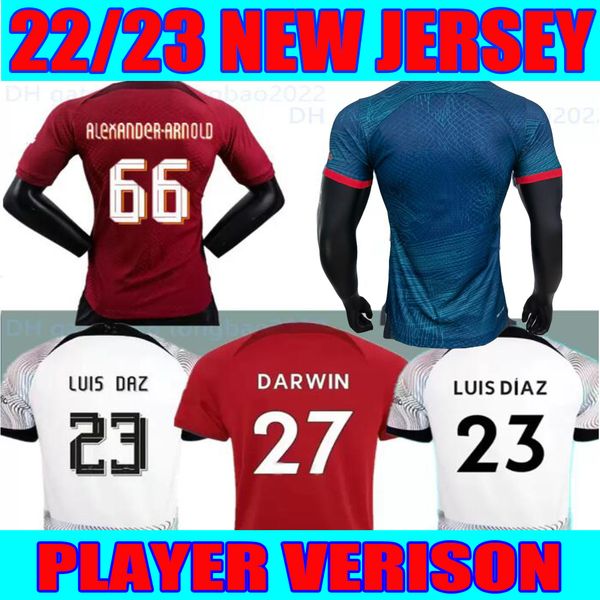 22 23 season home away 3rd darwin soccer jerseys 2022 2023 mohamed diogo luis diaz alexander arnold football kit shirts men kids uniform pl, Black;yellow
22 23 season home away 3rd darwin soccer jerseys 2022 2023 mohamed diogo luis diaz alexander arnold football kit shirts men kids uniform pl, Black;yellow