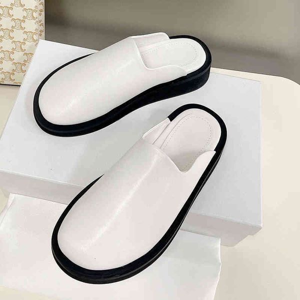 spring dress shoes summer collection women genuine leather flip flops round toe all-match comfortable shoes concise casual flat, Black
spring dress shoes summer collection women genuine leather flip flops round toe all-match comfortable shoes concise casual flat, Black