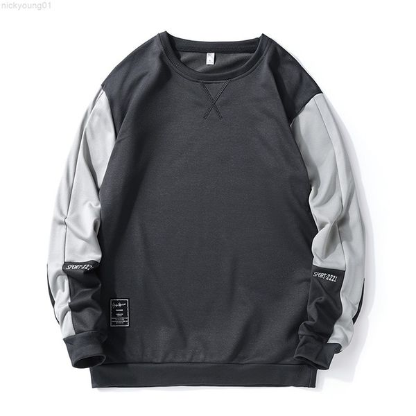 sweatshirts for men crewneck long sleeve sweatshirt o-neck men patchwork sweatshirts hip hop casual clothes men pullover y220818, Black
sweatshirts for men crewneck long sleeve sweatshirt o-neck men patchwork sweatshirts hip hop casual clothes men pullover y220818, Black