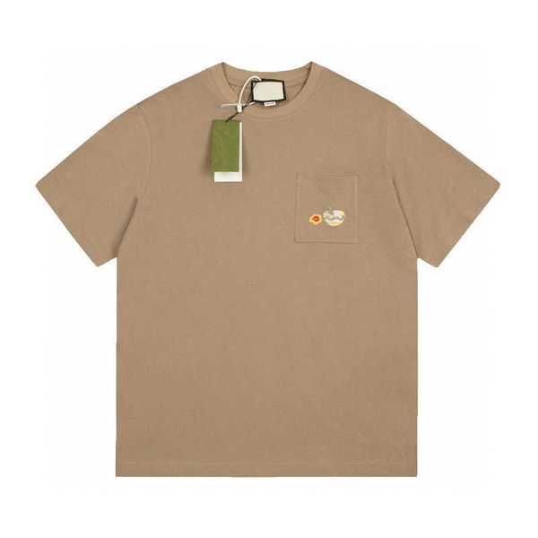 22ss europe italy pocket flower embroidery tee design t shirt high street spring summer fashion skateboard men tshirt, Black;brown
22ss europe italy pocket flower embroidery tee design t shirt high street spring summer fashion skateboard men tshirt, Black;brown