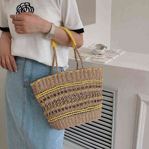 handbags new hollow woven fashionable women's contrast color paper rope straw travel holiday p
handbags new hollow woven fashionable women's contrast color paper rope straw travel holiday p