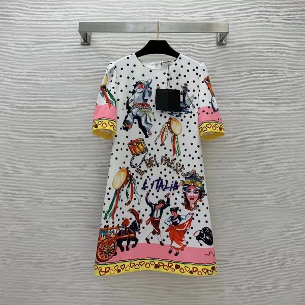 street style dresses 2022 new autumn o neck short sleeve fashion milan runway dress designer brand same style women's 0818-13, Black;pink
street style dresses 2022 new autumn o neck short sleeve fashion milan runway dress designer brand same style women's 0818-13, Black;pink