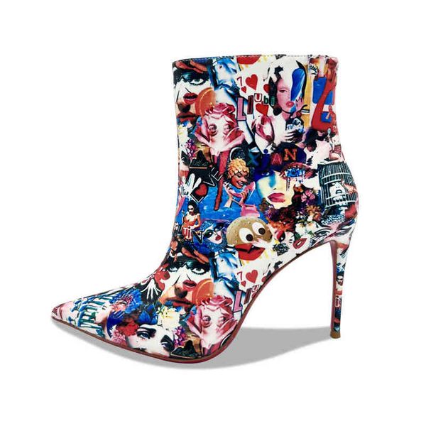 shoes woman spring summer banquet fashion printing style luxury 100% leather high heel women boots hip lady sheepskin 220815, Black
shoes woman spring summer banquet fashion printing style luxury 100% leather high heel women boots hip lady sheepskin 220815, Black