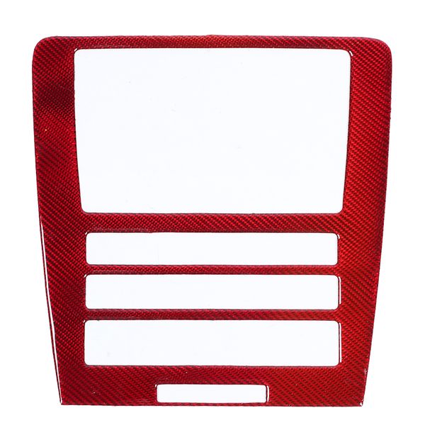 red carbon fiber navigation central control cd panel trim fit for ford mustang 2009-2013
red carbon fiber navigation central control cd panel trim fit for ford mustang 2009-2013
