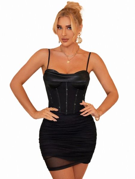 parthea mesh insert rhinestone detail ruched wrap hem bodycon dress t7q5#, Black;gray
parthea mesh insert rhinestone detail ruched wrap hem bodycon dress t7q5#, Black;gray