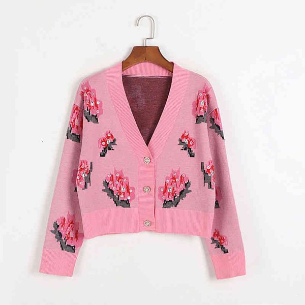 women's sweaters college style v-neck knitted cardigan loose coat autumn and spring rose jacquard sequin sweater 4swy, White;black
women's sweaters college style v-neck knitted cardigan loose coat autumn and spring rose jacquard sequin sweater 4swy, White;black