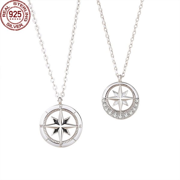 octagonal compass couple necklace strands sterling silver a pair of simple geometric crosses personalized collarbone chain fashion, Black
octagonal compass couple necklace strands sterling silver a pair of simple geometric crosses personalized collarbone chain fashion, Black