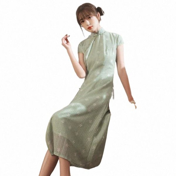 ethnic clothing women chinese vintage green mandarin collar cheongsam elegant traditional costume fashion modern party qipao vestiods b1xg#, Red
ethnic clothing women chinese vintage green mandarin collar cheongsam elegant traditional costume fashion modern party qipao vestiods b1xg#, Red