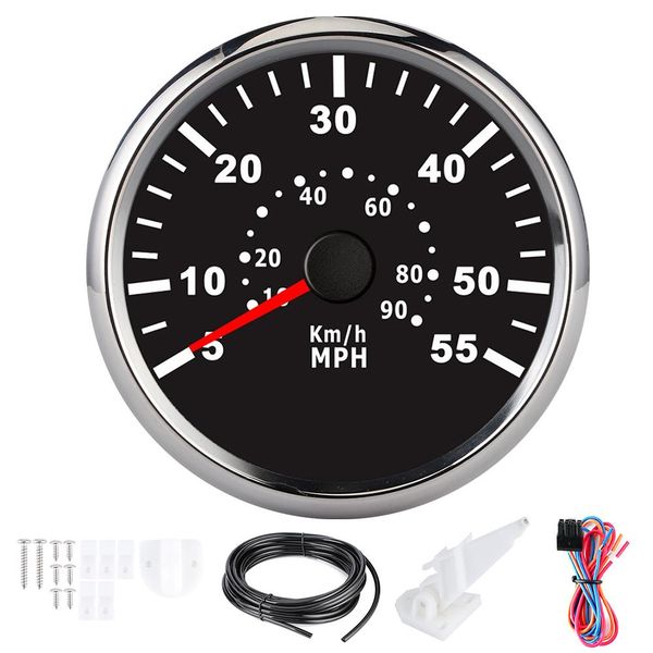 85mm marine speedometer pulse barometric gauge signal 0-55mph 0-90 km / h pressure meter for 12v/24v boats
85mm marine speedometer pulse barometric gauge signal 0-55mph 0-90 km / h pressure meter for 12v/24v boats