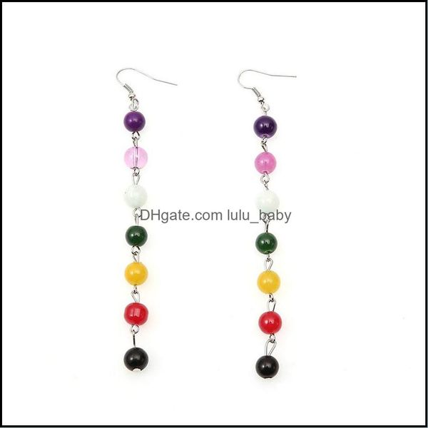 charm rainbow round natural stone earrings 7 chakra women long fringed statement beads earring reiki healing jewelry gifts d lulubaby dhrat, Golden
charm rainbow round natural stone earrings 7 chakra women long fringed statement beads earring reiki healing jewelry gifts d lulubaby dhrat, Golden