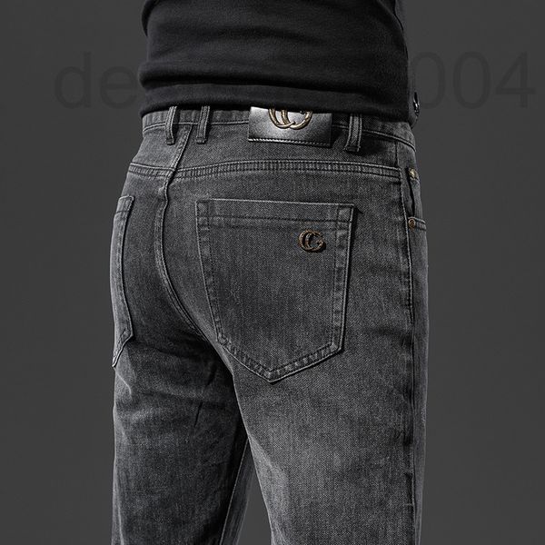 men's jeans designer light luxury fashion men's printed embroidered denim pants elastic slim fit small feet black 8oge, Blue
men's jeans designer light luxury fashion men's printed embroidered denim pants elastic slim fit small feet black 8oge, Blue