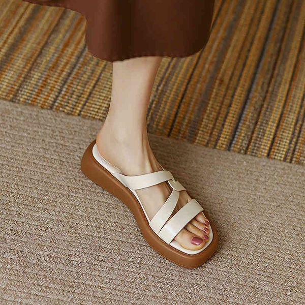 cool slippers slippers women's thick soled outer wear fashion summer leather soft middle heel qzuw, Black
cool slippers slippers women's thick soled outer wear fashion summer leather soft middle heel qzuw, Black
